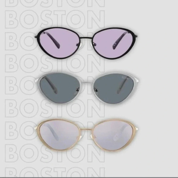 SODA SHADES BOSTON SILVER BLACK UNISEX POLARIZED SUNGLASSES - Picture 12 of 14